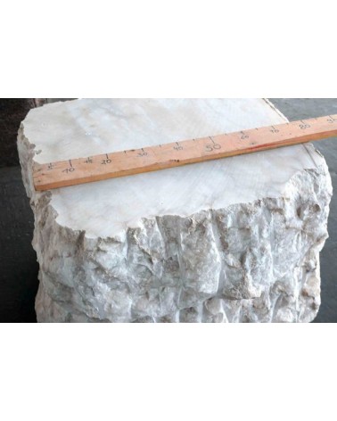 Alabaster transparent-weiß große Platte_3
